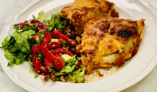 Black Bean and Rice Enchiladas