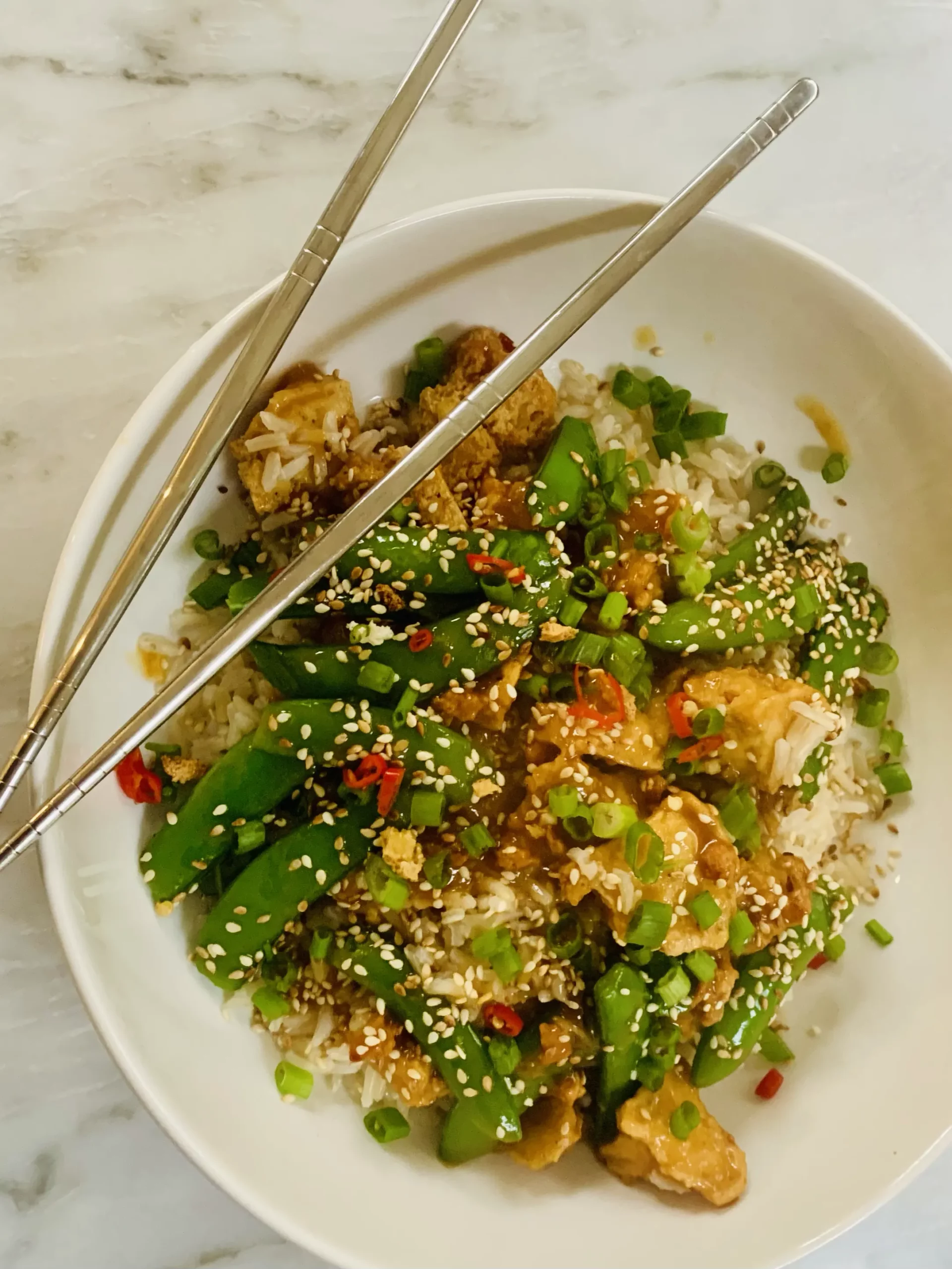Crispy Orange Tofu