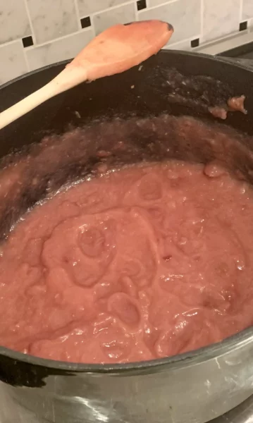 Pink Apple Sauce