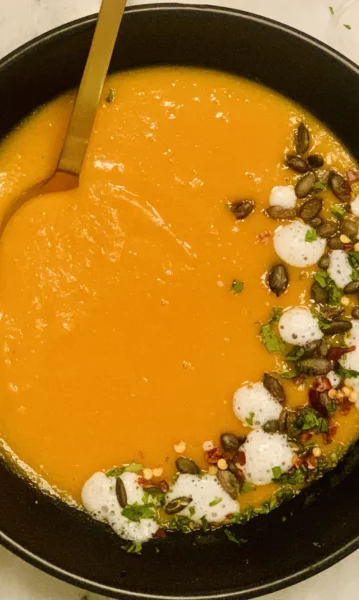 Red Thai Sweet Potato Soup