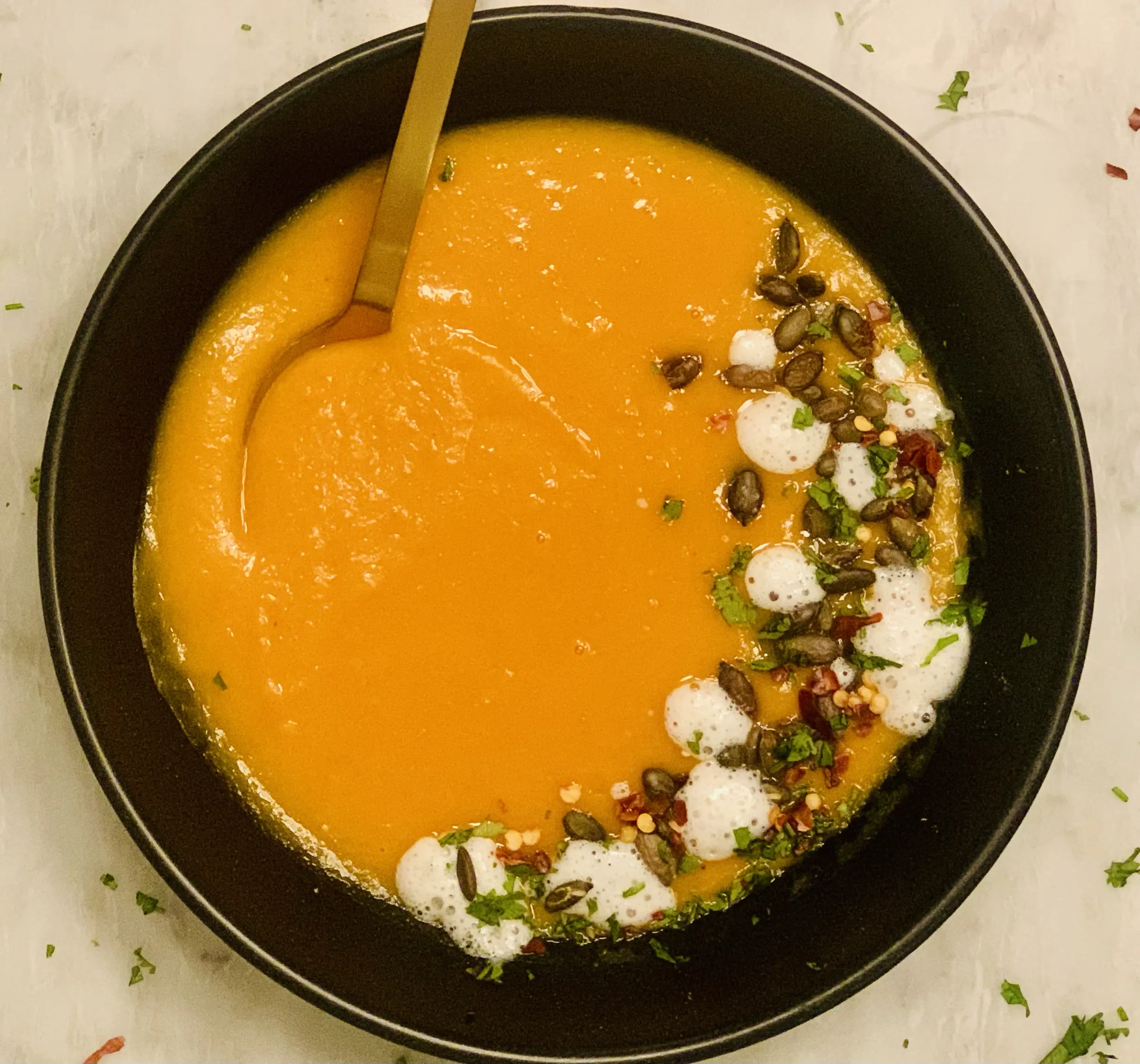 Red Thai Sweet Potato Soup