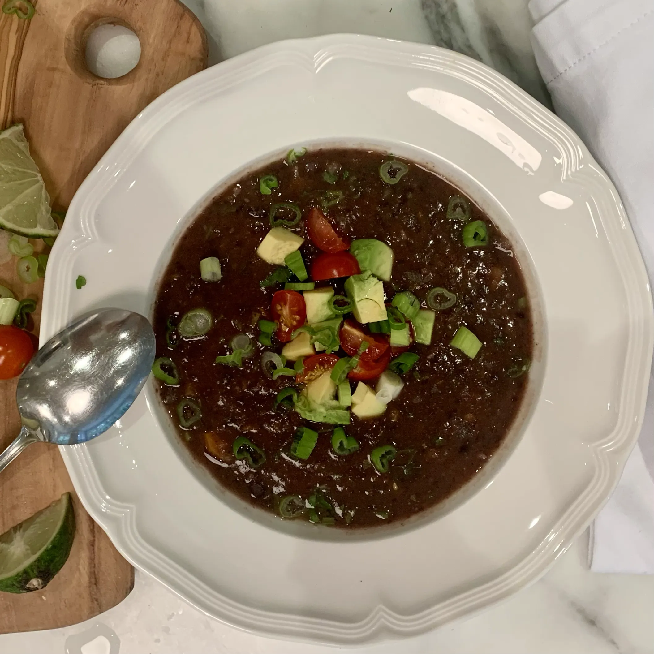Zesty Black Bean Soup